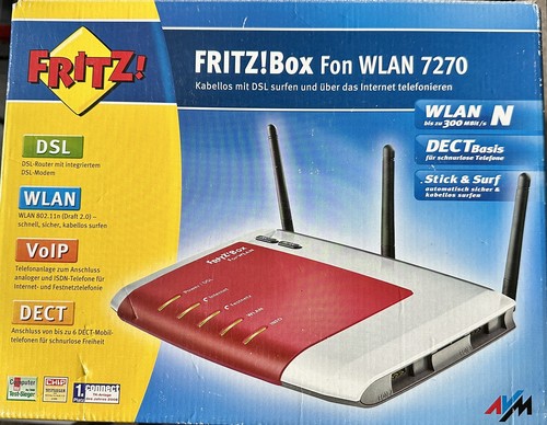 Fritz box fon wlan 7270 - fritz!box,