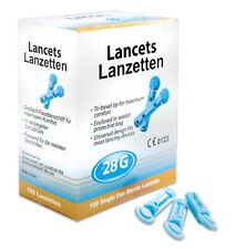 Blutlanzetten Gr. 28G, 200 Stück, u.a. passend zu Stechhilfe von Codefree