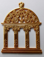 Wachsbild 6,5 x 9 cm + PAVILION GOLD +++ Kerzenkunst + Wachs QVC TBZ Jittenmeier