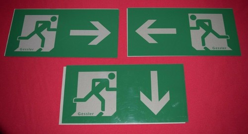 Gessler schild notausgang - ,