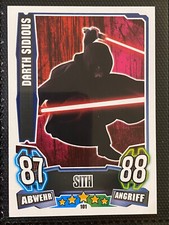 Star Wars Force Attax Serie 4 Karte 101 Darth Sidious