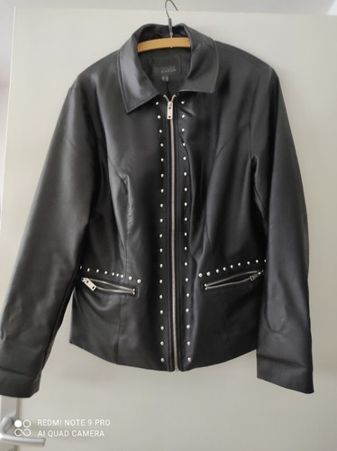 Kunstlederjacke mit nieten - kunstlederjacke,
