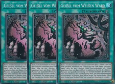 Yugioh ROTA-DE056 Geißel vom Weißen Wald (Super Rare) - Playset (3x)