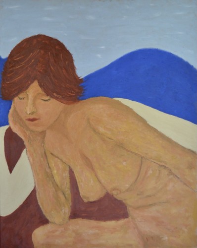 Original ölgemälde frau sylt - frau,