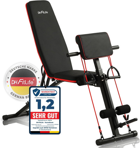 Fitlife hantelbank klappbar - dh,
