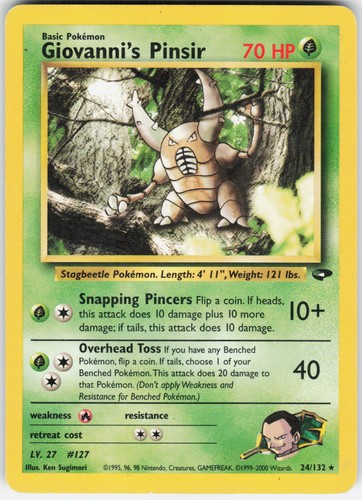 Pokemon giovanni pinsir - giovanni's,