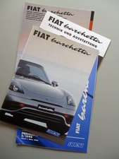 FIAT barchetta Autoprospekt