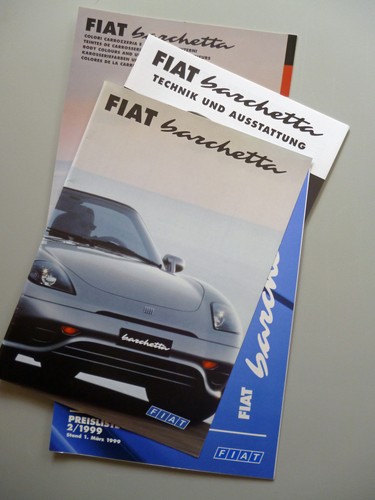 Fiat barchetta autoprospekt - fiat,