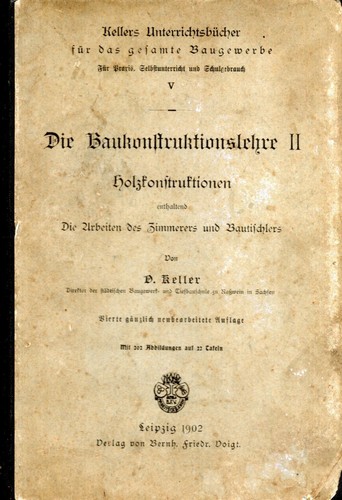Die baukonstruktionslehre - baukonstruktionslehre, ii