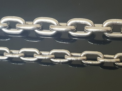 Edelstahlkette kurzgliedrig