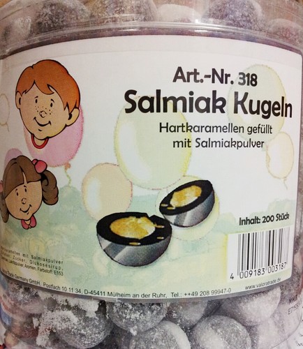 Salmiak kugeln hartkaramellen - salmiak,
