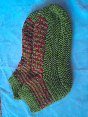 Handgestrickte socken - handgestrickte,