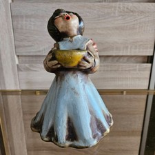 Bozener Weihnachtsengel hellblau, Kerzenständer, Thun, 20 cm