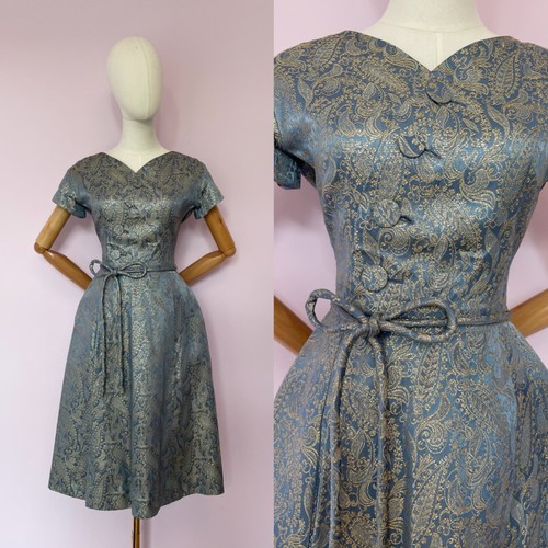True vintage late 1950s dress - true,