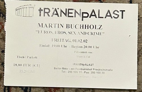 Martin buchholz berlin - martin,