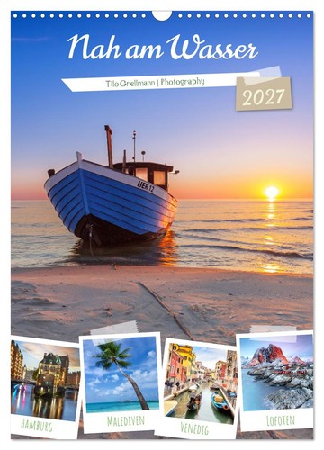 Nah wasser wandkalender - nah,