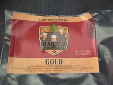 Bieretikett Beer Label Sachsen Kasten Brauerei Leipzig Gold Craft Bier 
