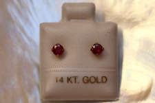 TOP Rubin Ohrstecker - 3,6 mm