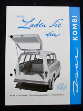 Glas Isar 600 700  Kombi Goggomobil 4S A5  ca1959 Deutsch Prospekt Brochure 559