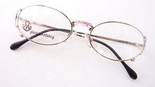 Brille oval Metall Fassung