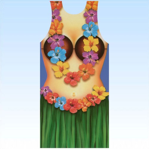 Küchenschürze hawaii frau - küchenschürze,