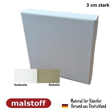 Starke Keilrahmen 3 cm dick gebrauchsfertig Größe nach Wahl bei Malstoff