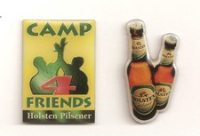 Zwei Verschiedene Holsten Brauerei Bier Pins - B