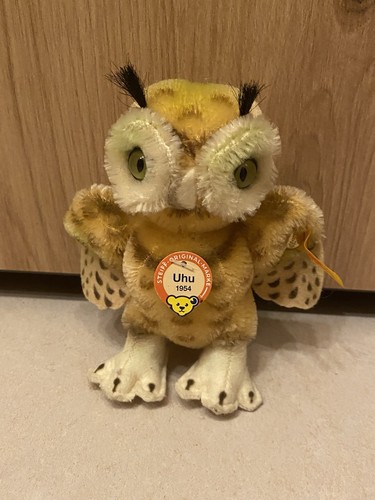Steiff uhu 1954 12cm 033100 - uhu,