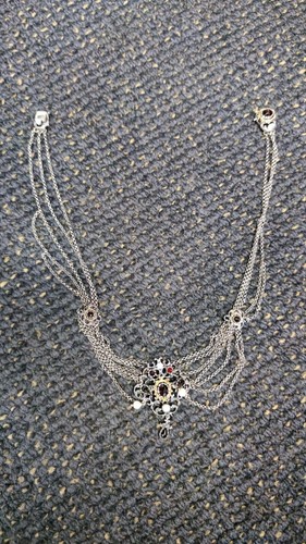 Trachtencollier silber 835 - silber,
