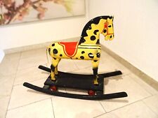 Altes Schaukelpferd mit Wippe 60 er Jahre  Ziehpferd mit Räder