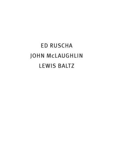 Ruscha john mclaughlin - ed,