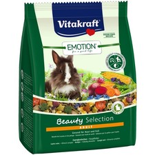Vitakraft Emotion Beauty Adult Zwergkaninchenfutter 1,5 kg Kaninchen Futter Hase