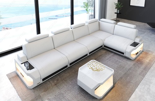 Ledersofa eckcouch leder - eckcouch,