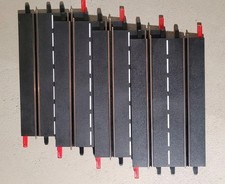 Carrera Digital 124/132-4 Stück Standard-Gerade + Schienenverbinder -neuwertig