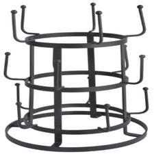 Flaschentrockner Trockenständer Becherbaum Metall Getränkehalter Ständer Französisch Vintage Stil 