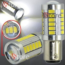 2x LED Bremsstopp Lampe BAY15D 1157 P21/5W 33 SMD 5630 CANBUS WEISS kein Fehler