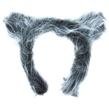 Haarreifen Wolf Ohren Wolfsohren Haarreif Werwolf Kostüm Fasching Karneval Party