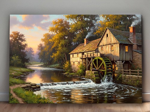 Historische wassermühle - wassermühle, am