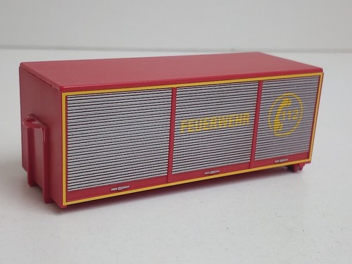 Abrollcontainer der feuerwehr - abrollcontainer,