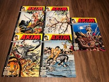 5 Hefte AKIM - Herr des Dschungels - Norbert Hethke Verlag - neuwertig