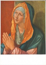 Ansichtskarte AK Kunstkarte Albrecht Dürer Betende Maria Gemälde