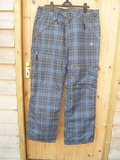 DARE 2B SCHWARZ GRAU KARIERTE SKIBOARDHOSE UNGERADE GRÖSSE KARIERT MASSE XXL