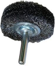 LESSMANN Rundbürste Edelstahldraht 0,20mm 30mm Schaft 6,0mm