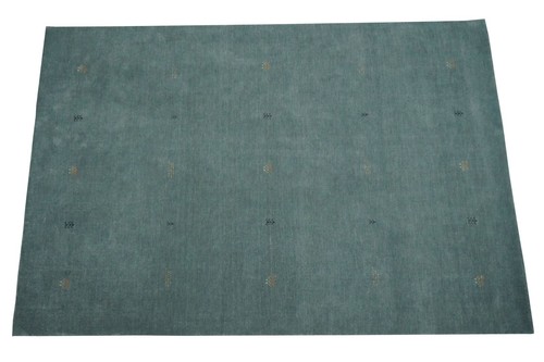 Gabbeh teppich grau hell - teppich, blau