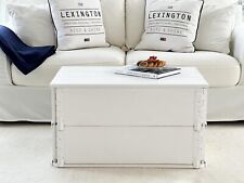 Truhe Couchtisch Holz massiv Wohnzimmertisch Truhentisch Kiste vintage shabby