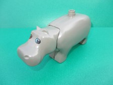 Lego 1x  Duplo Zoo Tier Nilpferd Flusspferd groß beweglicher Kopf (020924S)