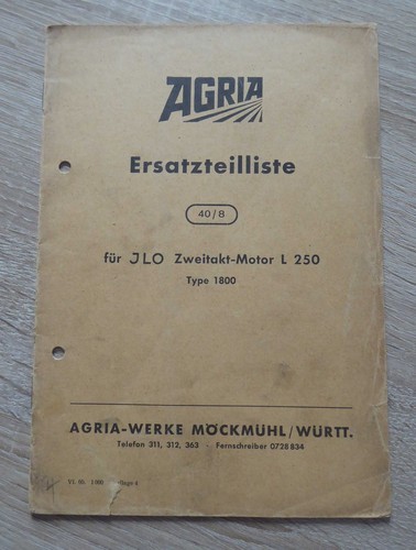 Jlo motoren l250 - l250, (agria
