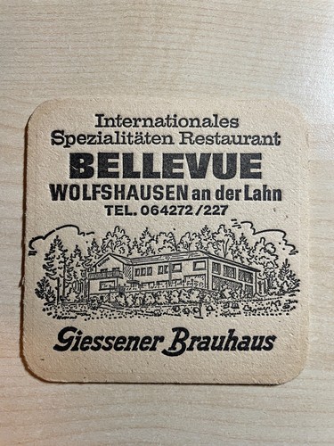 Alter bierdeckel giessener - alter,