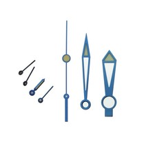 FORTIS Zeigersatz blau für B-42 Diver Chronograph 651.10.12 / Valjoux 7750