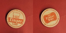 Linzer Bier Brau A.G.roter Streifen Brauerei Bierdeckel Bier